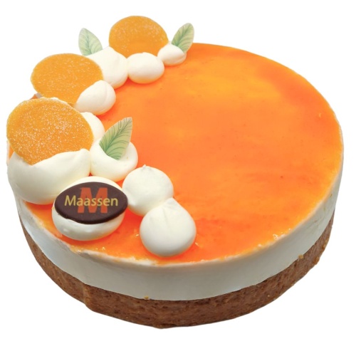 Sinaasappel kwark taart