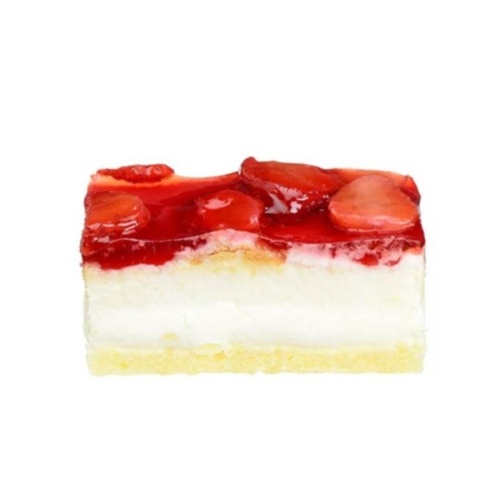 Gluten- en lactosevrij aardbeien gebak