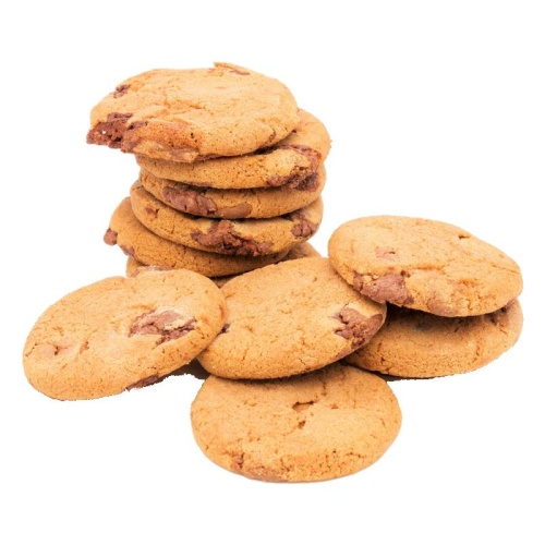 Chocolade koekjes per 100 gram