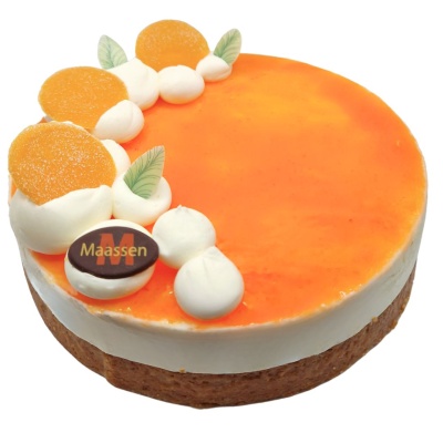 Sinaasappel kwark taart