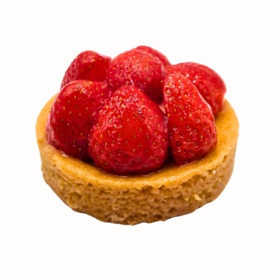 Aardbeien mini slofje