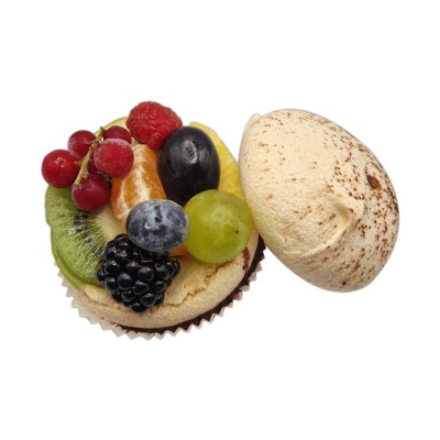 Paddestoel met fruit (lactosevrij)