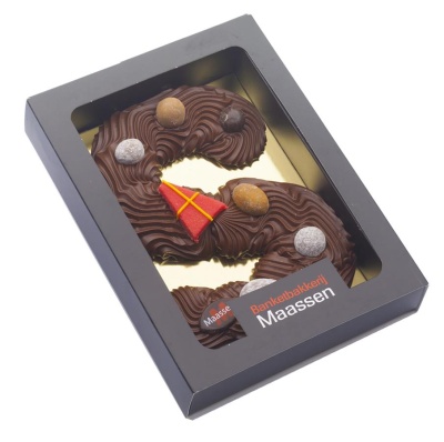 Chocolade room letter puur (groot)