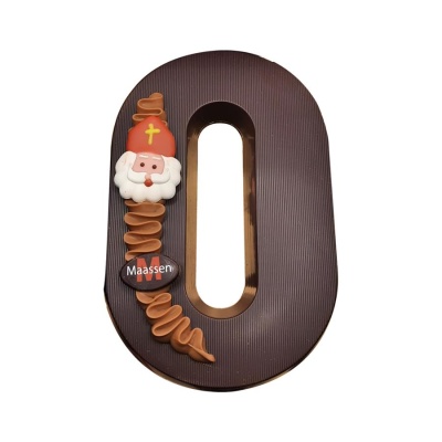 Chocolade blok letter puur