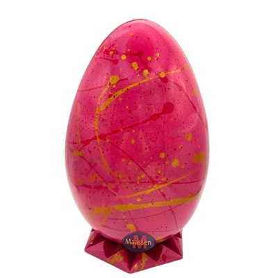 Chocolade Paasei gespetterd