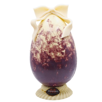 Chocolade Paasei met strik