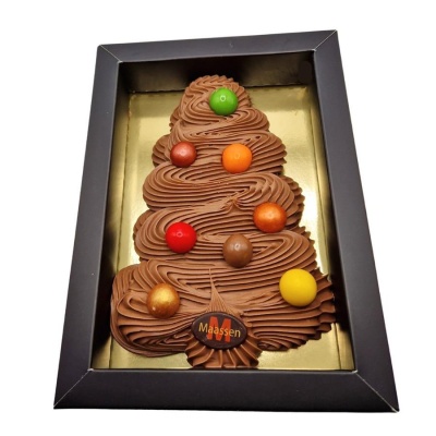 Chocolade room kerstboom