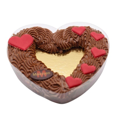 Moederdag chocolade room hart