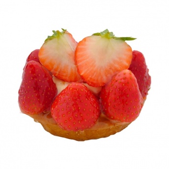 Aardbeien mini slofje